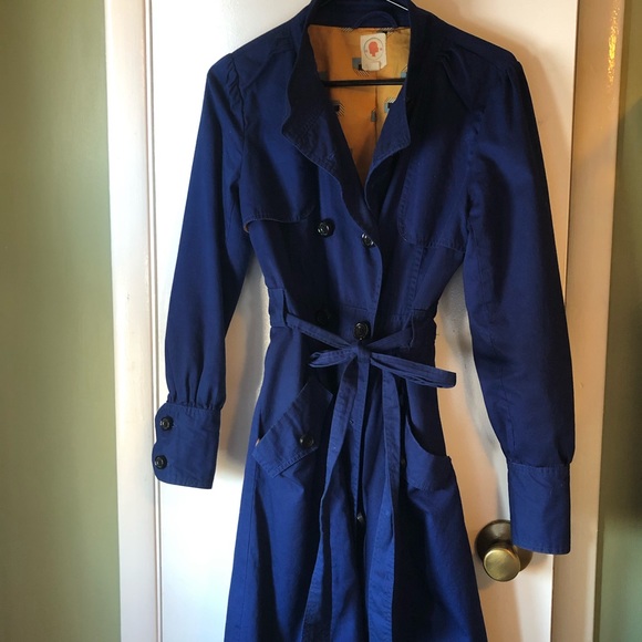 Tulle Jackets & Blazers - Tulle Double-Breasted Trench Coat